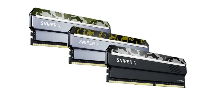 G.Skill presenta la serie Sniper X de memoria DDR4