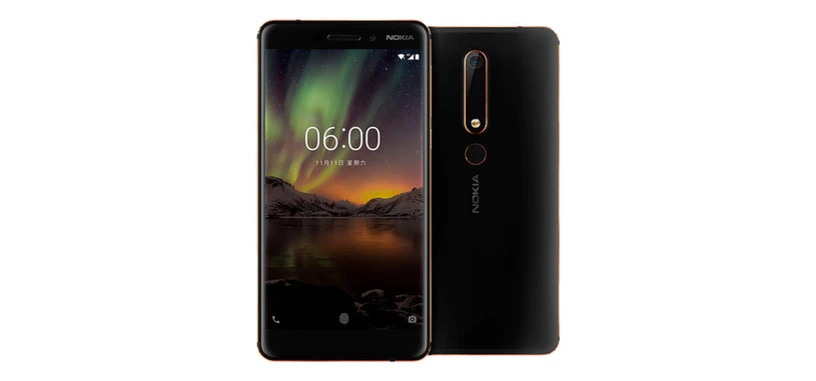 El Nokia 6 (2018) llega con mejor procesador, más memoria y un tamaño algo más compacto