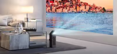 El nuevo proyector de LG permite mostrar imágenes a 4K y hasta 150 pulgadas con HDR
