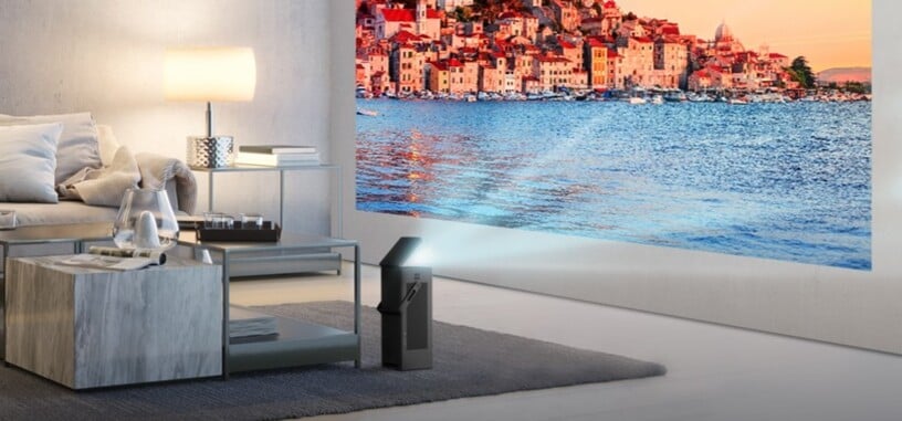 El nuevo proyector de LG permite mostrar imágenes a 4K y hasta 150 pulgadas con HDR