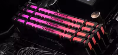 Estos módulos DDR4 de HyperX sincronizan su iluminación RGB por infrarrojos