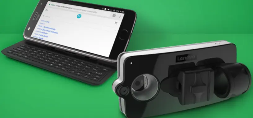 Motorola anuncia un mod para sus teléfonos que es un teclado-soporte