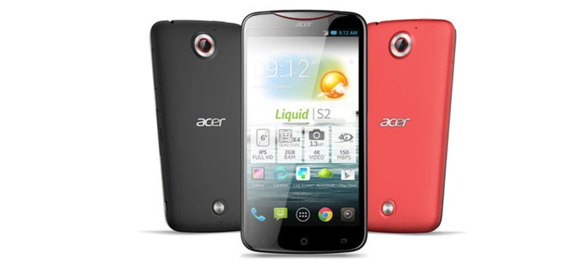 El teléfono Acer Liquid S2 grabará vídeos en formato 4K