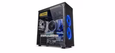 NOX presenta la caja Hummer TGS, pequeño tamaño con paneles de cristal