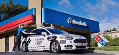 Ford se alía con Domino's Pizza para el reparto de 'pizzas' empleando vehículos autónomos