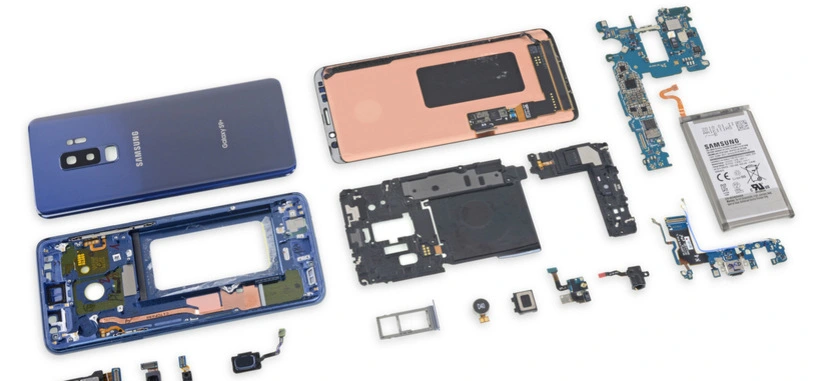 iFixit desmonta un Galaxy S9+, dándole una mala nota de reparabilidad