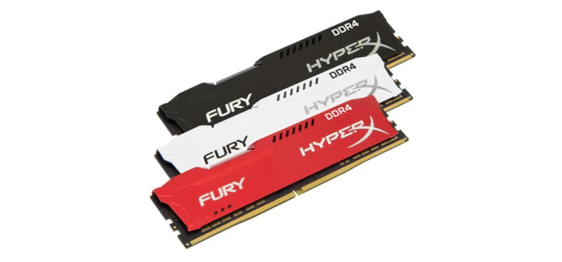 HyperX anuncia nuevos módulos de memoria DDR4 de las líneas Fury e Impact