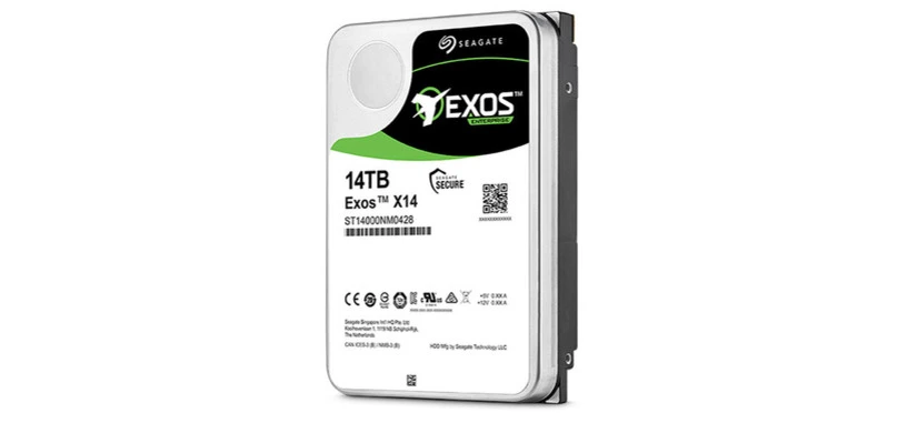 Seagate presenta el disco duro Exos X14 de 14 TB relleno de helio