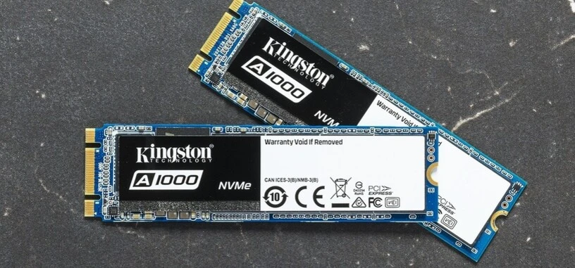 Kingston anuncia el A1000, nueva serie de SSD tipo PCIe 3.0 ×2
