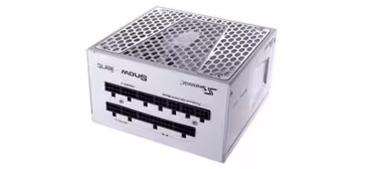 La serie Prime SnowSilent aporta diseño en blanco y silencio a las fuentes de Seasonic