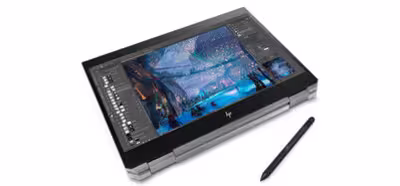 El ZBook Studio x360 es un convertible de HP con procesador Intel de 8.ª gen. y una Quadro P1000