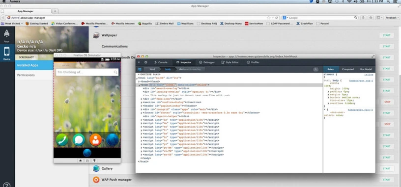 Mozilla añade App Manager a su navegador para mejorar el desarrollo en Firefox OS