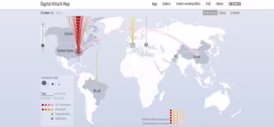 Google presenta un servicio para ver en tiempo real los ataques DDoS del mundo