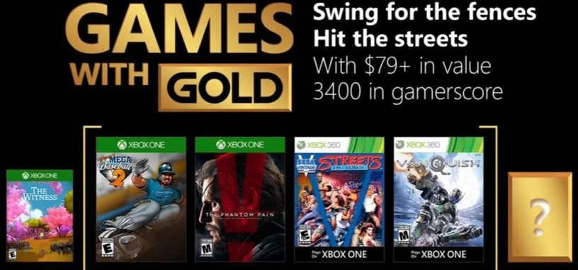 Microsoft confirma los juegos gratis para mayo de Xbox Live Gold