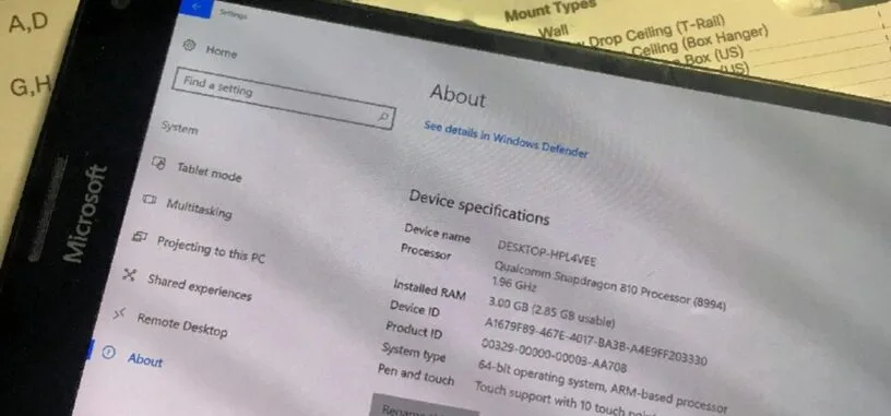 La versión de Windows 10 para ARM está casi funcionando en el Lumia 950 XL