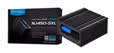 SilverStone presenta la fuente pasiva Nightjar NJ450-SXL con certificado 80 PLUS Platino