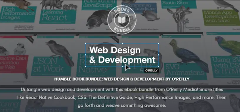Hazte un experto en diseño web con este Humble Bundle de libros O'Reilly