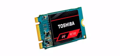 Toshiba presenta la serie RC100 de SSD en formato M.2 2242 y tipo PCIe