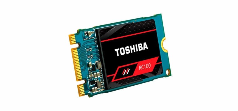 Toshiba presenta la serie RC100 de SSD en formato M.2 2242 y tipo PCIe