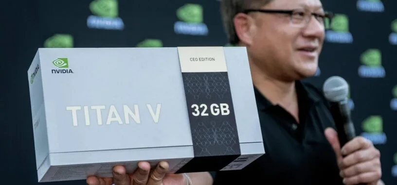 Nvidia muestra la edición limitada Titan V CEO de 32 GB
