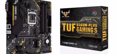 ASUS presenta la placa base TUF B360M-Plus Gaming S
