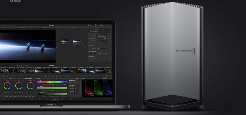 Apple colabora en el desarrollo de la eGPU de Blackmagic, una Radeon Pro 580 externa