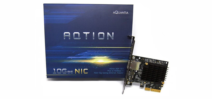 Aquantia pone a la venta la tarjeta de red AQtion AQN-107 Gaming con 10 Gigabit Ethernet