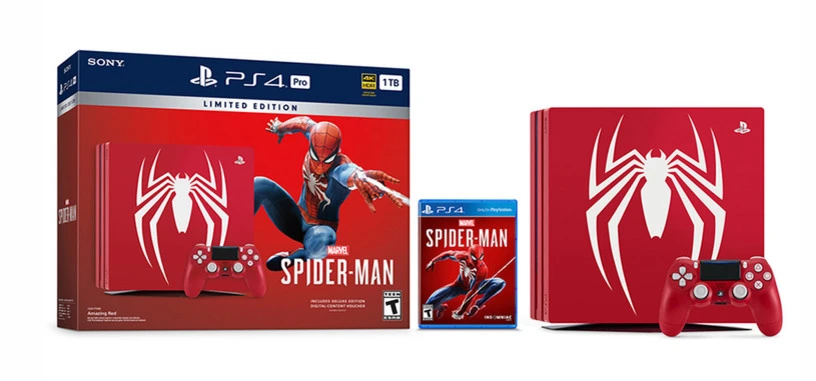 Sony crea una edición limitada de 'Spider-Man' de la PlayStation 4
