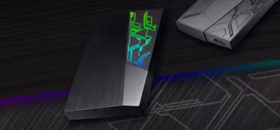 Es lo que querías: disco duro externo FX de ASUS con iluminación RGB