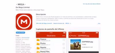 El sevicio de almacenaje en la red Mega llega al iPhone