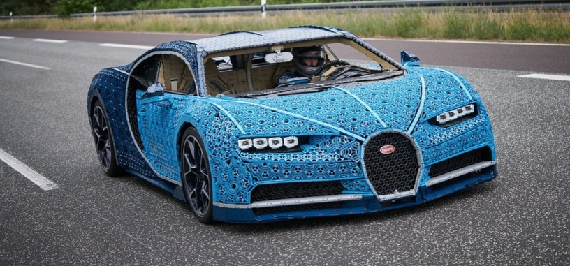 LEGO muestra una réplica funcional del Chiron de Bugatti hecha con piezas de Technic