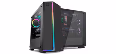 NOX anuncia la caja Infinity Neon, cristal templado y zona led RGB frontal