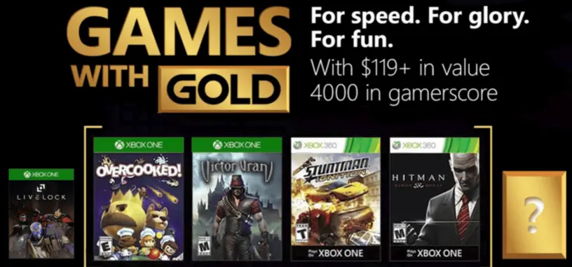 Microsoft confirma los juegos gratis para octubre de Xbox Live Gold