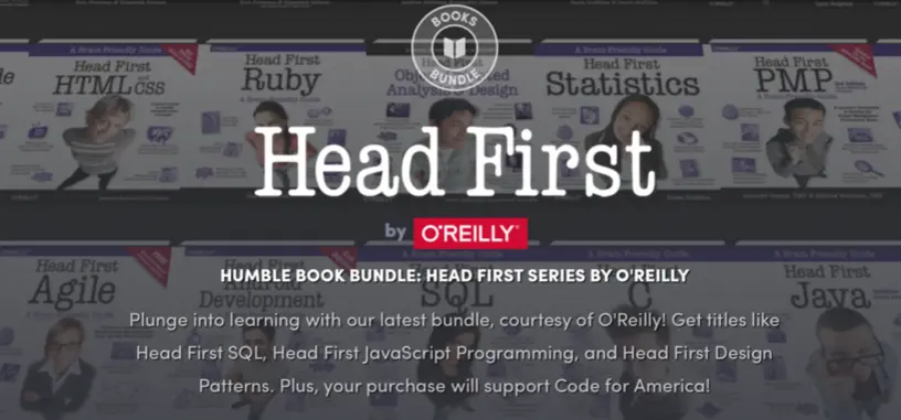 Aprende rápidamente varias tecnologías con este lote de libros 'Head First' de O'Reilly