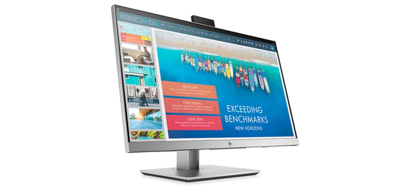 HP anuncia el monitor EliteDisplay E243d con cámara web, GbE y USB-C