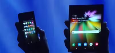 Samsung muestra su prototipo de teléfono de pantalla flexible Infinity Flex