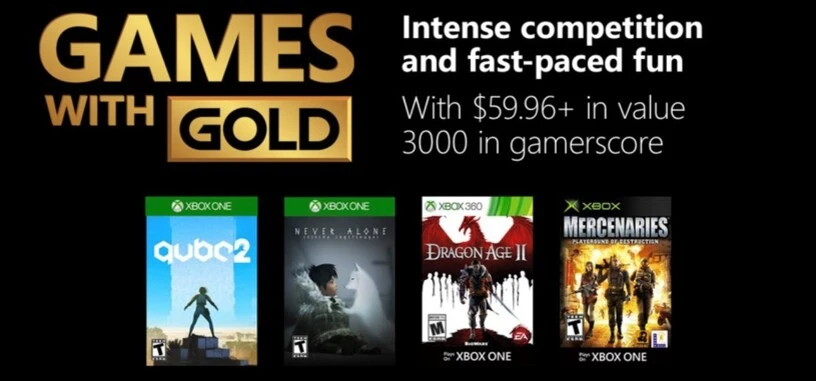 Microsoft confirma los juegos gratis para diciembre de Xbox Live Gold