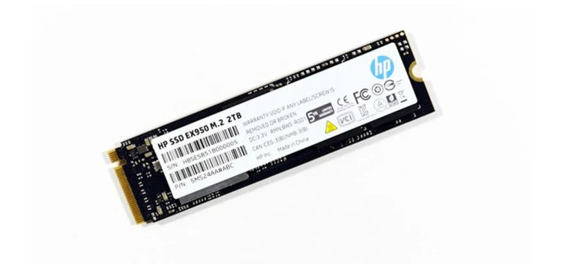HP presenta la serie EX950 de SSD de tipo PCIe