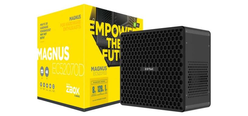 Zotac presenta el Magnus EC52070D, mini-PC con un Core i5 y una RTX 2070