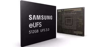 Samsung empieza la producción de chips de memoria UFS 3.0 de 512 GB