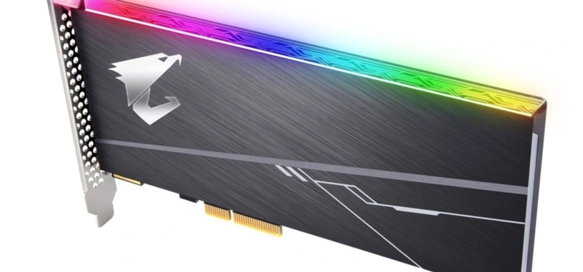 Gigabyte anuncia la serie Aorus RGB AIC de SSD con iluminación RGB