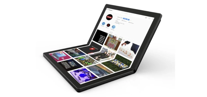 Lenovo trabaja en una tableta con Windows 10 de pantalla plegable