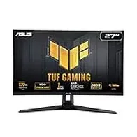 ASUS TUF Gaming VG27AQA1A - Monitor Gaming de 27'' WQHD (2560x1440), Overclock 170Hz (por Encima de 144Hz), Extreme Low Motion Blur, Freesync Premium, 1ms (MPRT), Shadow Boost, HDR, DisplayWidget Lite