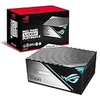 ASUS ROG Thor 1200W Platinum II - Fuente de alimentación Modular (1200 Watt, 80+ Platinum, Lambda A++, Disipadores ROG, Ventilador PWM 135 mm, 0 dB, Pantalla OLED, Cables apantallados, Aura Sync)
