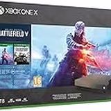 Microsoft Xbox One X, schwarz - Battlefield V Gold Rush Special Edition Bundle