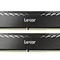 Lexar THOR Memoria RAM DDR4 16GB Kit (8GB x 2) 3200 MHz, DRAM 288-Pin UDIMM PC Memoria, XMP 2.0 Memoria de Alto Rendimiento, CL16-18-18-38, 1.35V (LD4BU008G-R3200GDXG), Gris oscuro