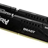 Kingston FURY Beast Negro DDR5 64GB (2x32GB) 5600MT/s CL36 DIMM Memoria gamer para Ordenadores de sobremesa Kit de 2 AMD EXPO e Intel XMP - KF556C36BBEK2-64