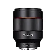 Samyang SAMAF50SONY - Objetivo AF 50mm F1.4 Sony FE, color negro