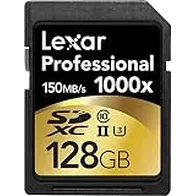Lexar Professional - Tarjeta de memoria 1000x SDXC de 128 GB
