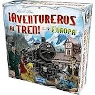 Asmodee ¡Aventureros al Tren! Europa Juego de Mesa | Embárcate en una Aventura ferroviaria por Toda Europa, A Partir de 8 Años, De 2 a 5 Jugadores, De 30 a 60 Minutos, Español